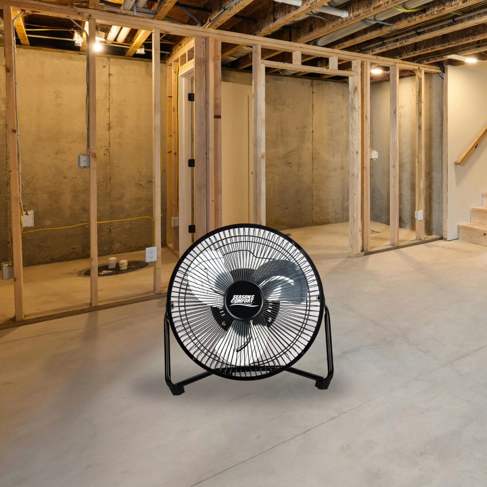 Seasons Comfort 2 Pack of 14 Inch High-Velocity Metal Fan, 360° Tilt - FHV14