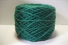 unlabeled acrylic worsted wt 4 ply yarn 7.6 oz dk sage green