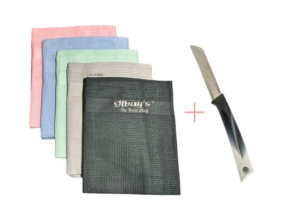 CiCi HOME Ilbays Aktion 5 Ilbays Tücher + 1 Solingen Messer Geschenkt