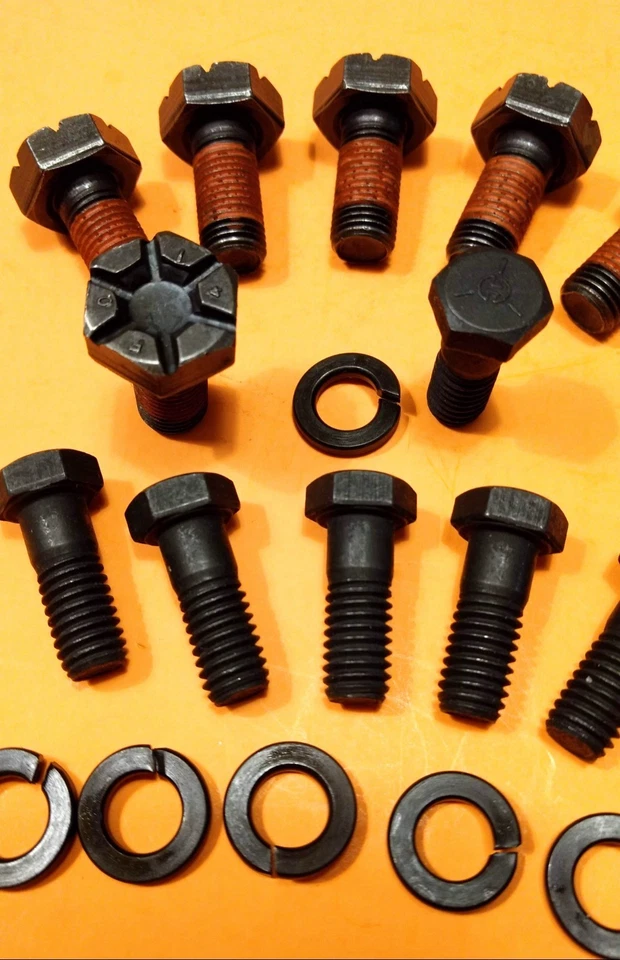 OEM Mopar Clutch+ Flywheel Bolts Plymouth Dodge SmallBlock 318 340 360 Dart Cuda - Image 2 of 4