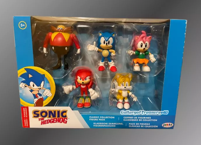 Jakks Pacific Sonic The Hedgehog 2.5-in Classic Figure Set 5-Pack