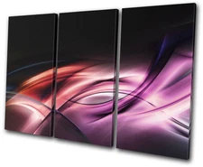 Funky Design Abstract TREBLE CANVAS WALL ART Picture Print