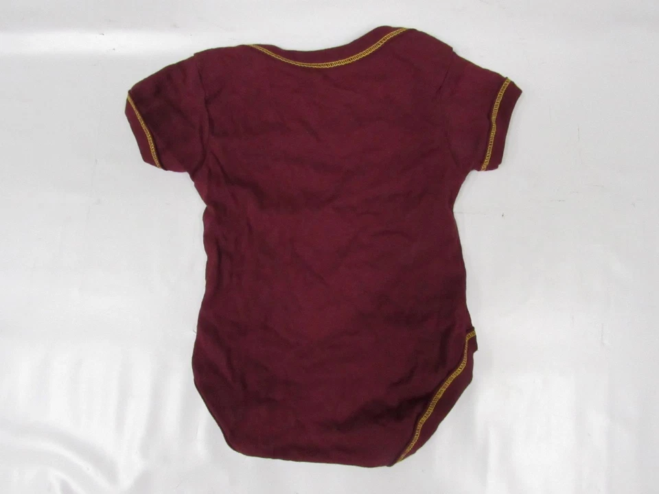 New Michigan Wolverines #1 Infant Size 0/3 Months Maroon Creeper - Image 2 of 3