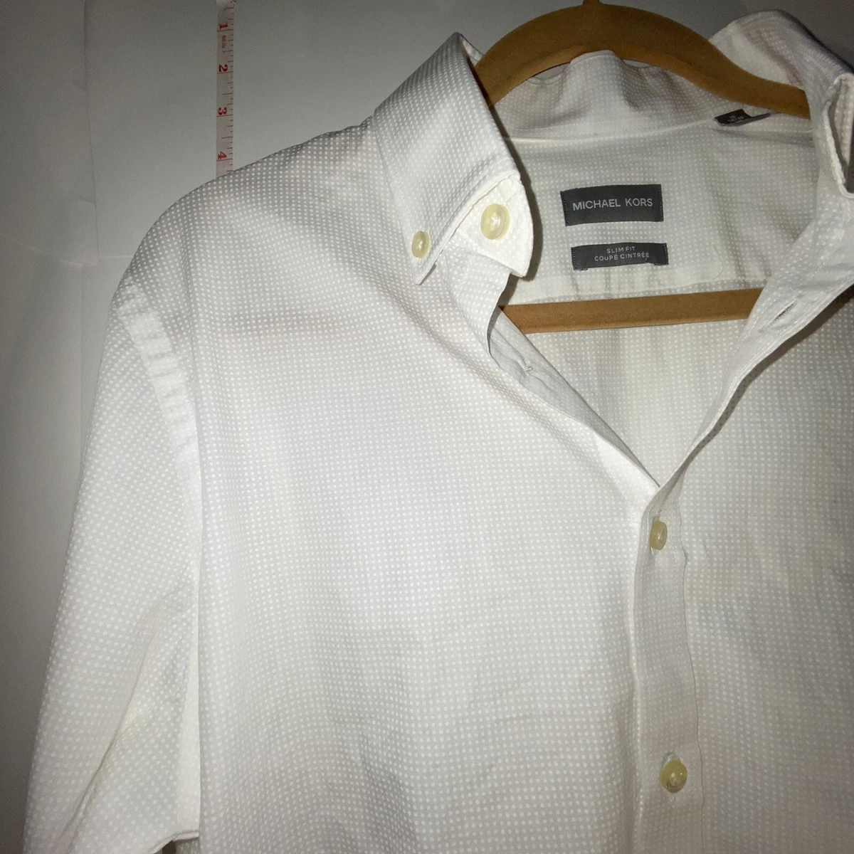 Michael kors shop white dress shirt