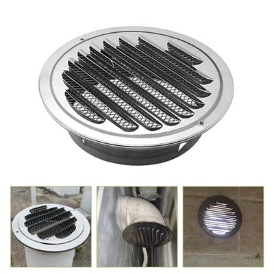 Air Vent Screen Bathroom Exhaust Fan Metal Louver Round Louvre The Roof |  eBay
