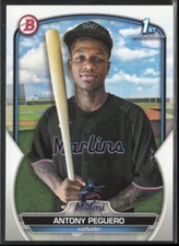 2023 Bowman Antony Peguero BP-62 1st Paper | Miami Marlins