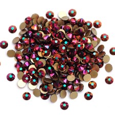 high-quality 2088 Iridescent Rose AB Flatback Non Hotfix Nail Art Rhinestones