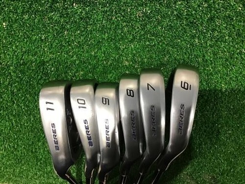 Lefty HONMA GOLF BERES MG701 6pcs Iron Set 6-11 Flex-R 1STAR ARMRQ B49 No H/C - Picture 5 of 5