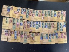 Germany 1941-44 World War Ii Used On Document Squares Lot Of 55 Jfz