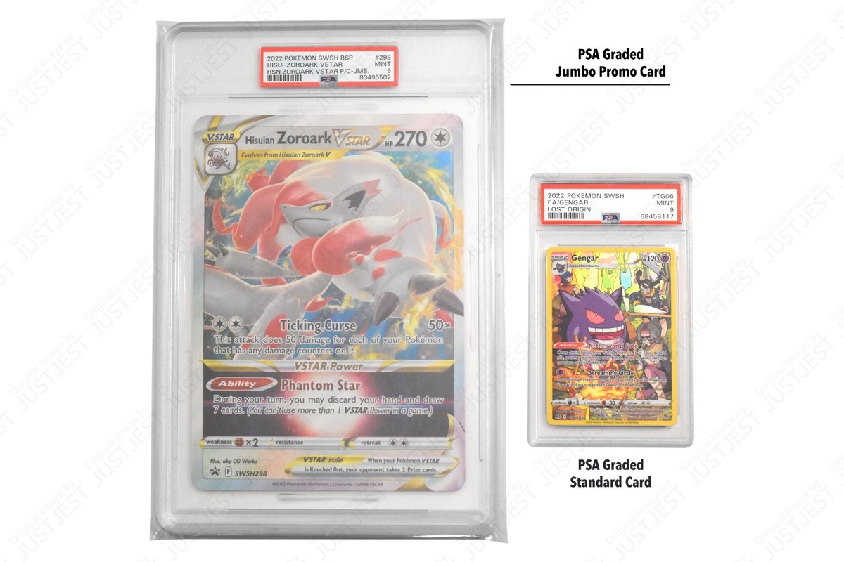 jumbo graded pokemon cards Protective Sleeves for PSA Graded Jumbo Pokemon Promo Cards