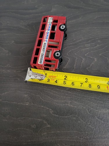 Vintage London Bus Diecast MATCHBOX LEYLAND TITAN "AROUND LONDON" TOUR BUS 1981 - Picture 4 of 20