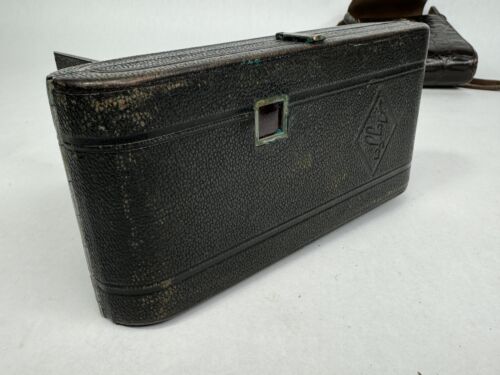 Cámara plegable estándar Agfa vintage con estuche de cuero - para piezas o reparación - Imagen 4 de 14