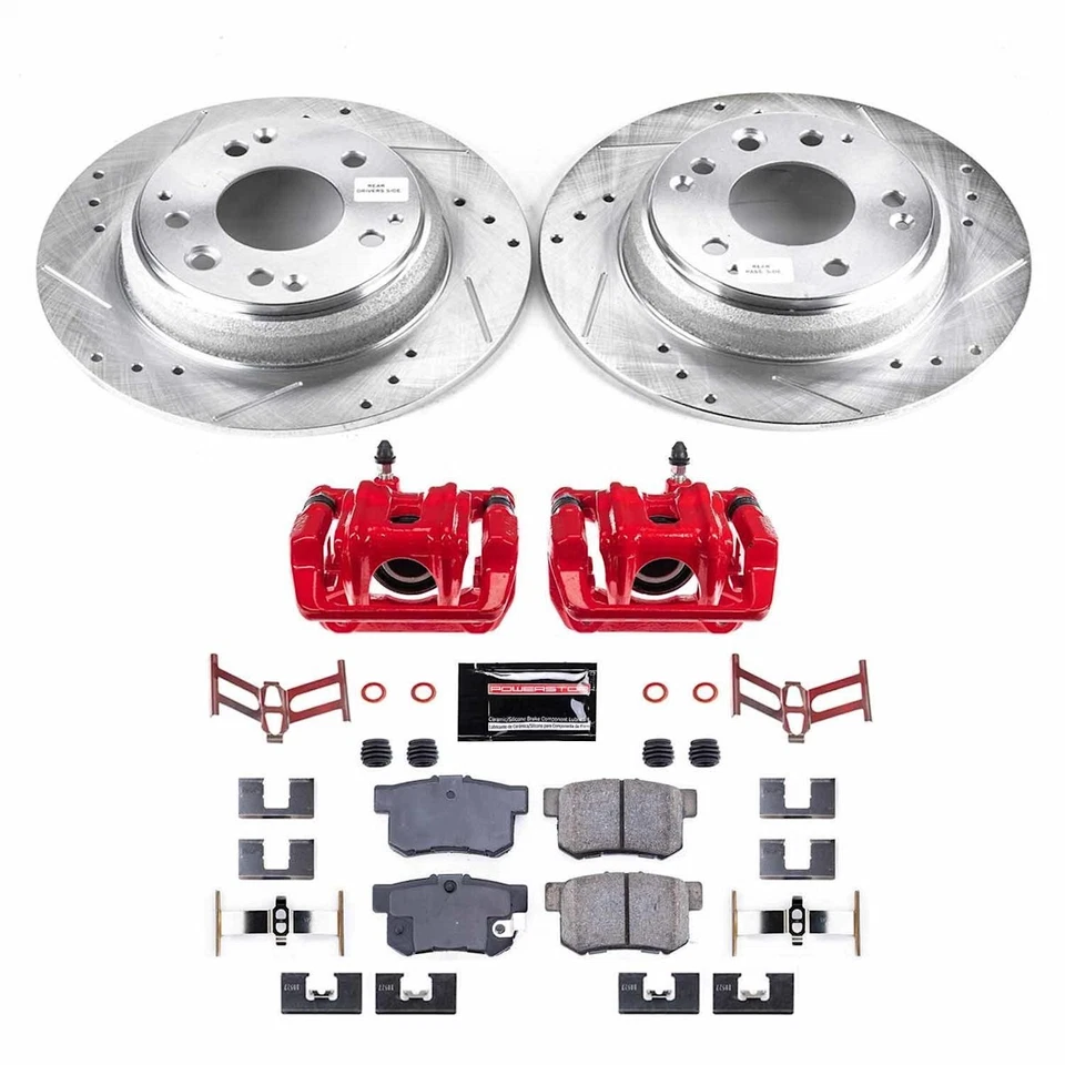 KC709 Powerstop Brake Kit With Calipers 2-Wheel Set Rear for Isuzu Oasis RL - Image 2 of 4