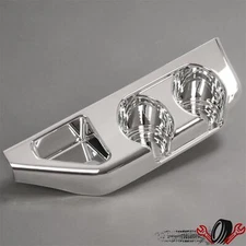 Chrome Center Cup Holder ABS For Freightliner Century Coronado Columbia 03-16
