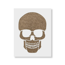 Skull Halloween Stencil - Durable  Reusable Mylar Stencils