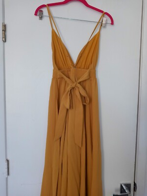Fashion Nova River Flow Maxi Dress Mustard Size S | eBay Fashion Nova River Flow Maxi Dress Mustard Size S | eBay
