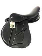 New Softy Padded Leather English All Purpose Horse Saddle