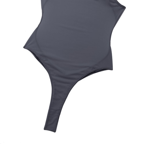 Women See Through Bikini Swimsuit Leotard Top Bodysuit One-Piece Sheer Swimwear - Picture 20 of 51