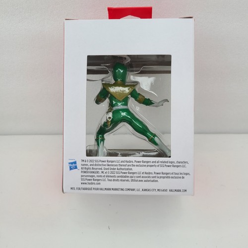 Hallmark Green Power Ranger Tommy Oliver Adorno de Navidad Nuevo 2022 - Imagen 3 de 7