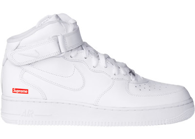 Nike Air Force 1 Mid Supreme White EUR:45
