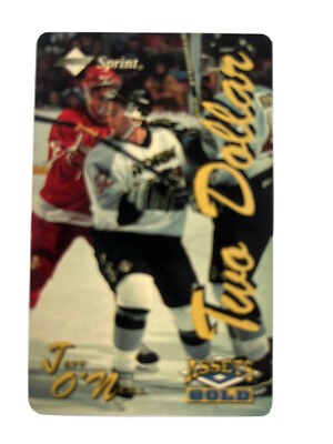 Jeff Oneill 1995 Classic Assets Gold Two Dollar Collectors Phone Card