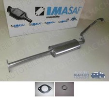 IMASAF MSD Auspuff Mitteltopf + Anbauteile für Almera Tino 1.8 84/85KW 2000-