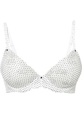 Neu Schalen BH mit Bügel Gr. 80 Cup E Weiß Schwarz Unterwäsche Bra Unterhemd