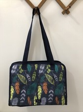 Thirty One Get Creative Caddy Falling Feathers Craft Bin Storage Organizer Carry