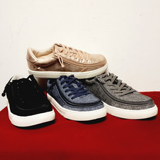 BILLY Footwear Classic Low Lace-Up Zip-On Shoe - Choose Color / Size - NIB