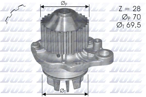Pompe à eau Renault Safrane II V6 contre la surchauffe moteur