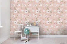 3D Flowers Leaves Flora Pattern Wallpaper Wall Murals Removable Wallpaper 3