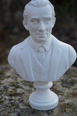 MERVEILLES6172 RE0434 REPRODUCTION BUSTE MAURICE RAVEL OPERA BOLERO MUSIQUE MUSICIEN DISQUE CD