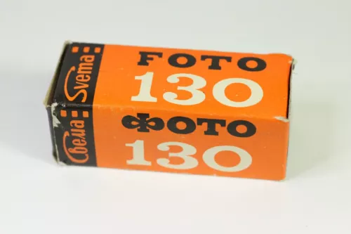 Exp. 1989 FOTO-130 film Svema 60mm 120 type B&W Camera Negative Film Lomography