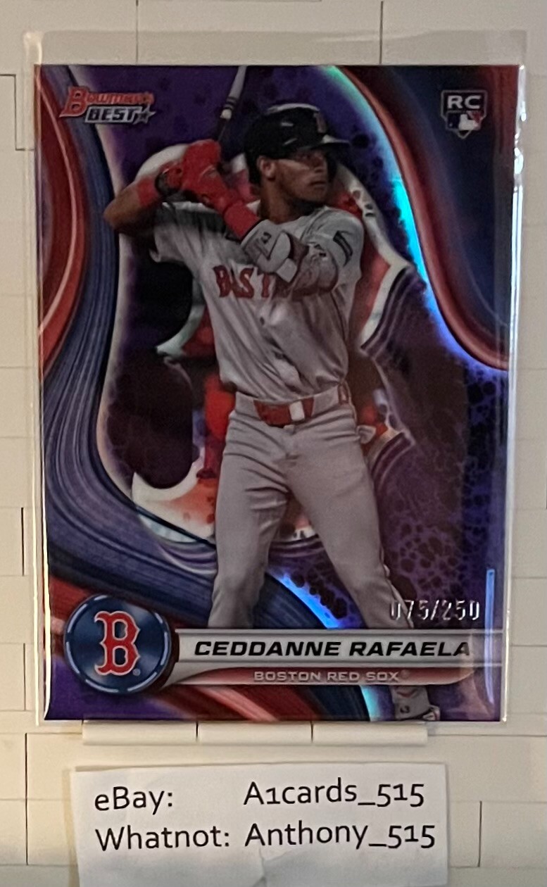 Ceddanne Rafaela - 2024 Bowman's Best Rookie #14 - Purple Refractor 075/250