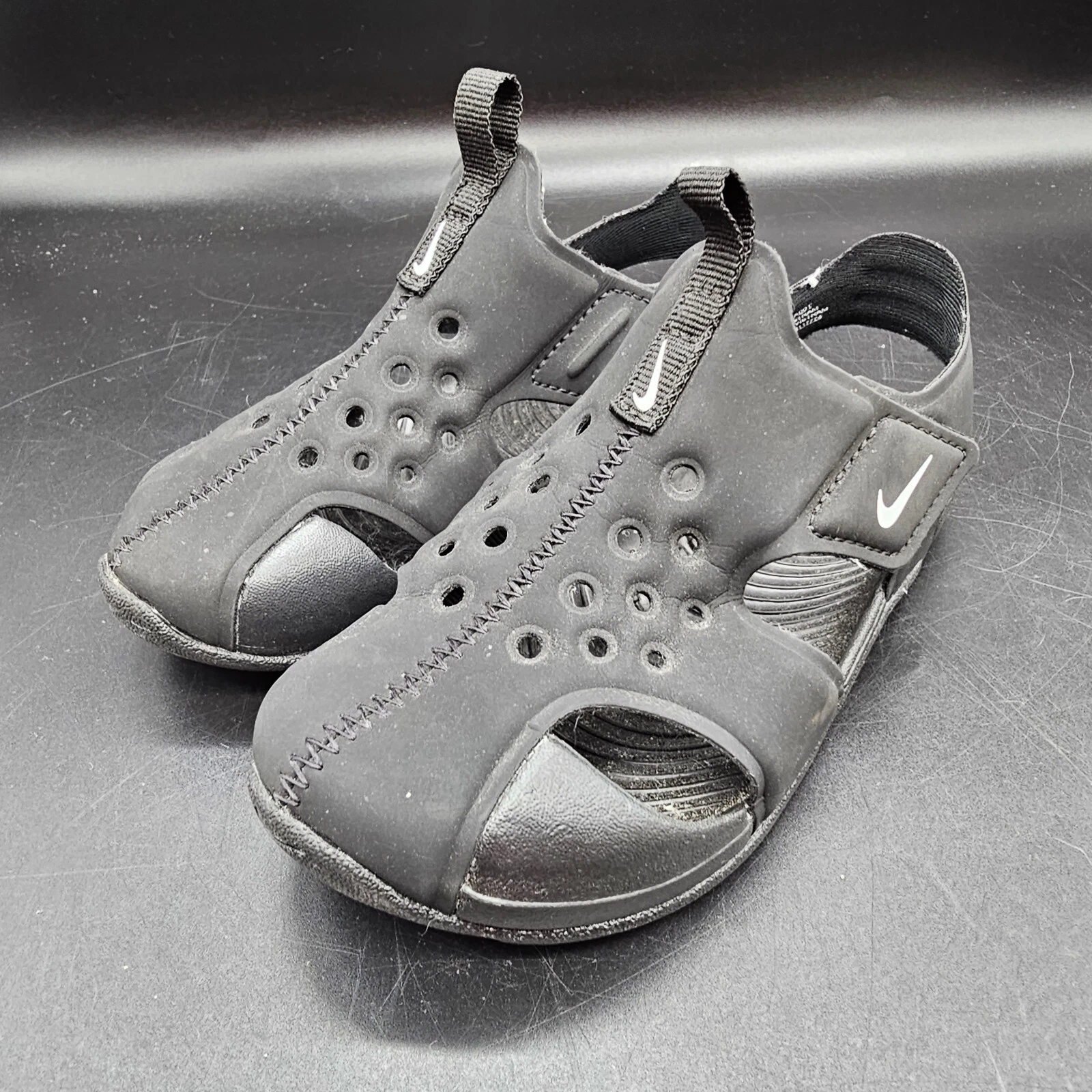 Sandali da acqua Nike Sunray Protect II neri 10C punta chiusa 943827 001