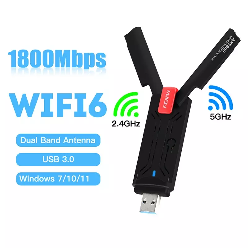 Plugable USB 3.0 Wi-Fi 6 AX1800 Wireless Adapter – Plugable