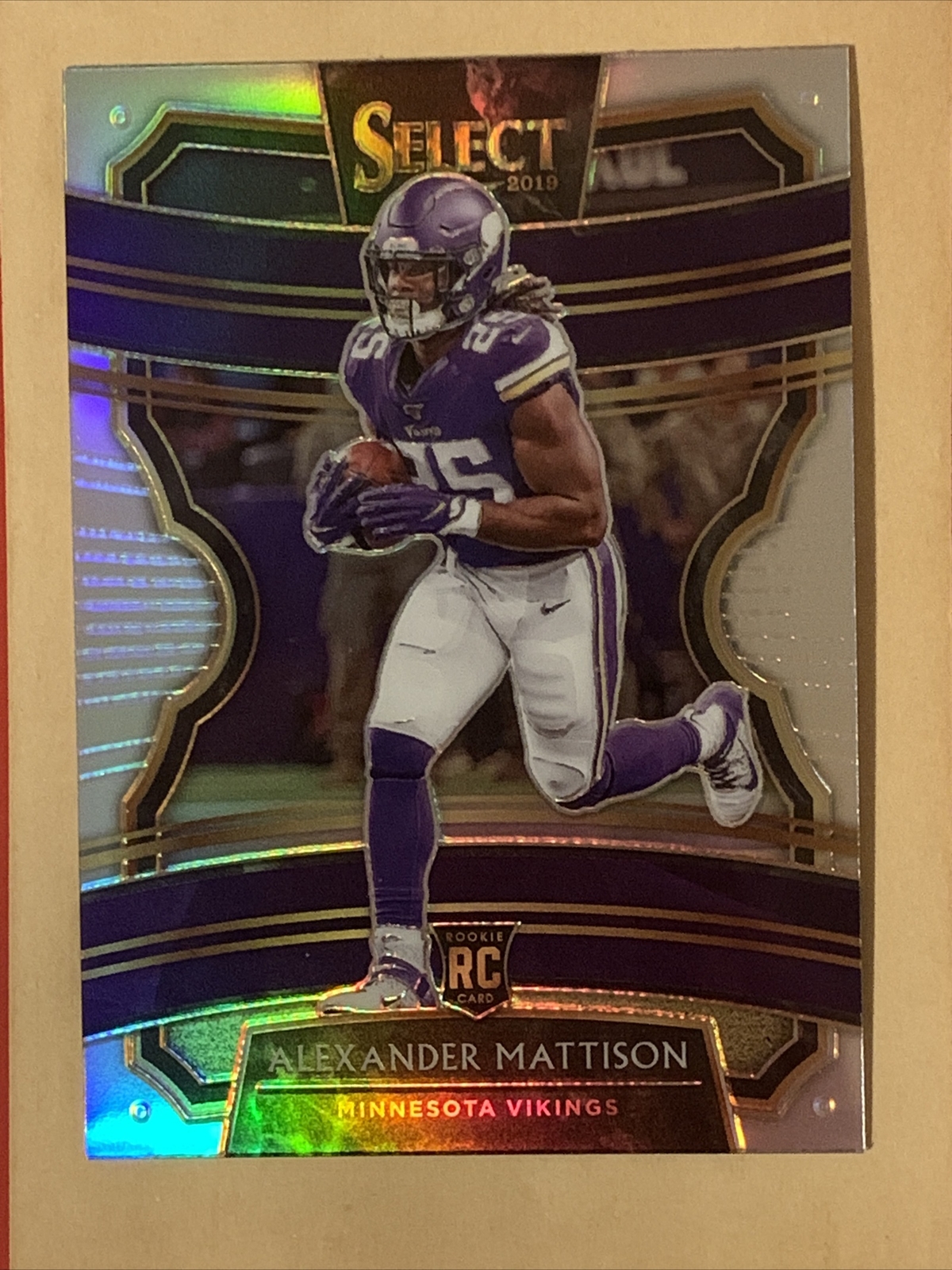 2019 Select Alexander Mattison Rookie Concourse Silver Prizm Viking RC 📈📈