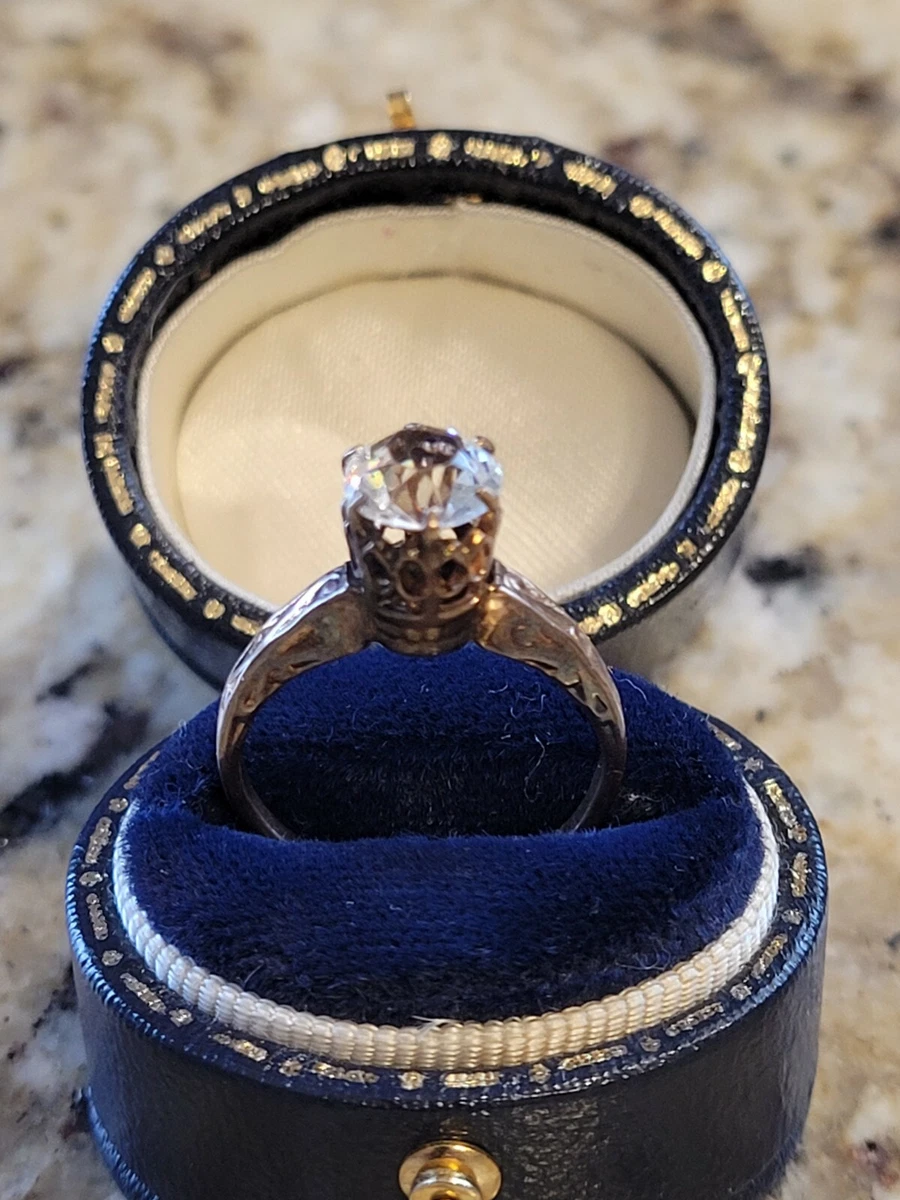 Vintage engagement clearance ring settings