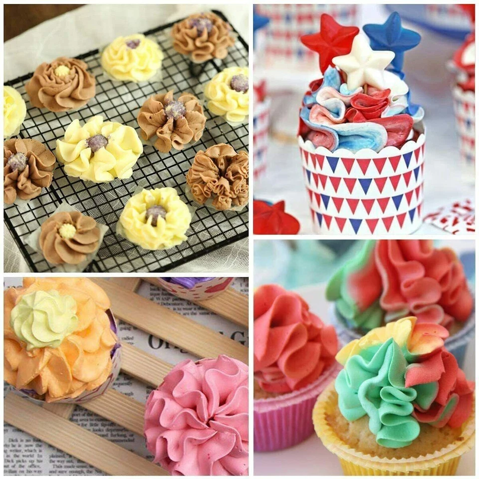 7PCS Russian Ball Piping Nozzle Sphere Icing Tips Cake Pastry Decorating Tools - Image 4 of 4