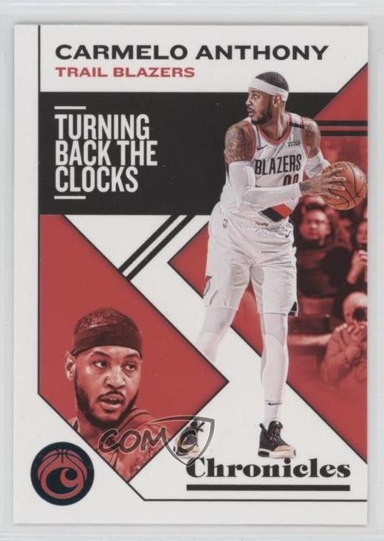 2019-20 Panini Chronicles Teal Carmelo Anthony #35 HOF gc7