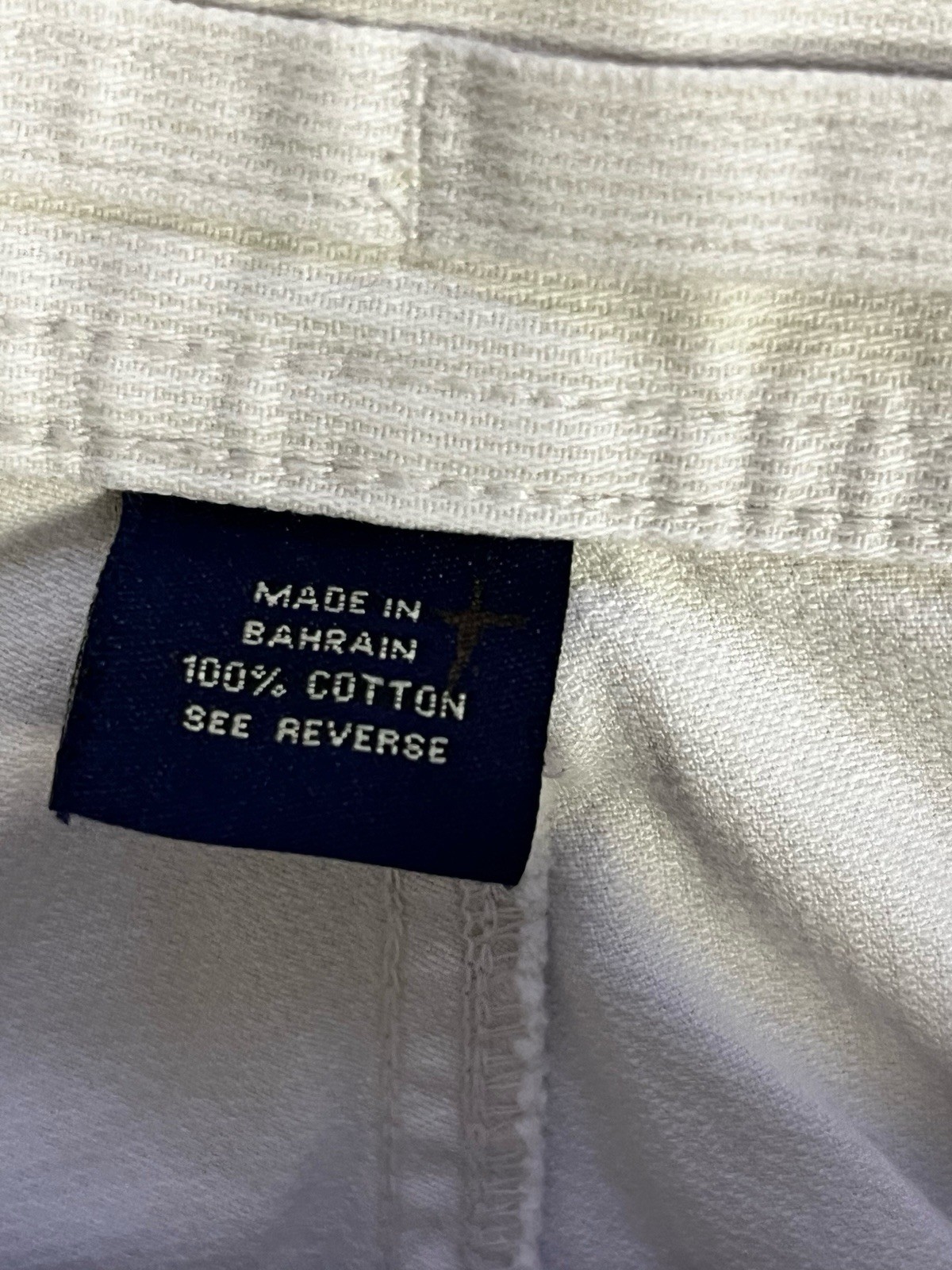 VTG RL Polo Sport Sportsman Cream/Off White Twill Cargo Pants—Men’s 36/32* thumbnail 6
