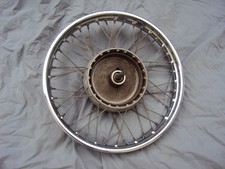 Ajs Matchless front wheel complete with genuine new dunlop rim