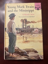 Young Mark Twain and The Mississippi, Harnett Kane, Landmark Book, Hardcover