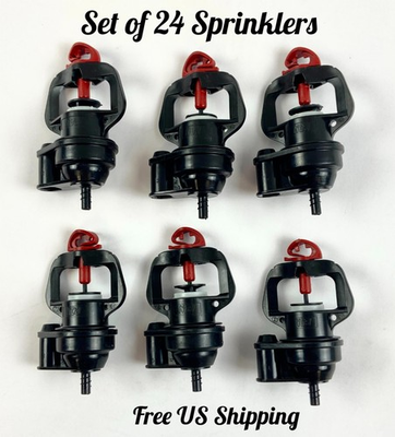 #ad Pressure Compensating Micro Sprinkler for Irrigation 24 Pcs $35.50