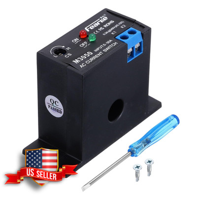 MECCANIXITY 2pc Miniature Current Sensing Switch 0-30A Normally Open AC