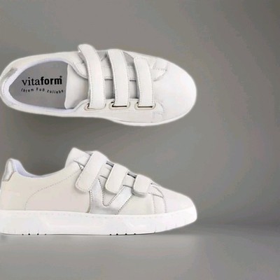 VITAFORM Damen- Sneaker Nappaleder 3 Klettverschlüsse Sohle Marla  gr.39