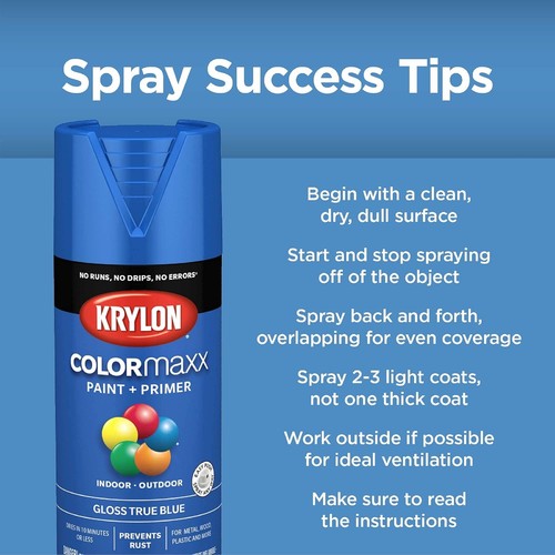 K05588007 COLORmaxx Spray Paint and Primer for Indoor/Outdoor Use, Metallic G... - Picture 9 of 9