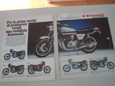 advertising Pubblicità 1982 KAWASAKI Z 550/Z 400 J/Z 500 B/Z 650 F/Z 1000 J/750