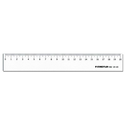 STAEDTLER Straight Ruler 20cm