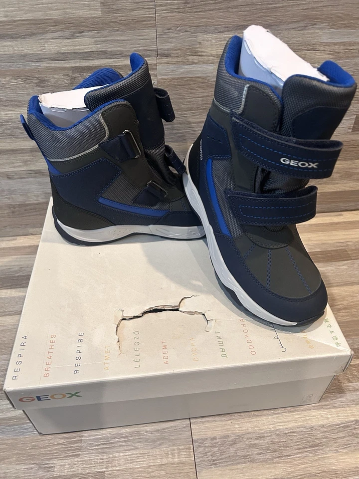 Geox Boys' J Sentiero Boots Thermal, Waterproof, Navy/Royal - Image 4 of 4